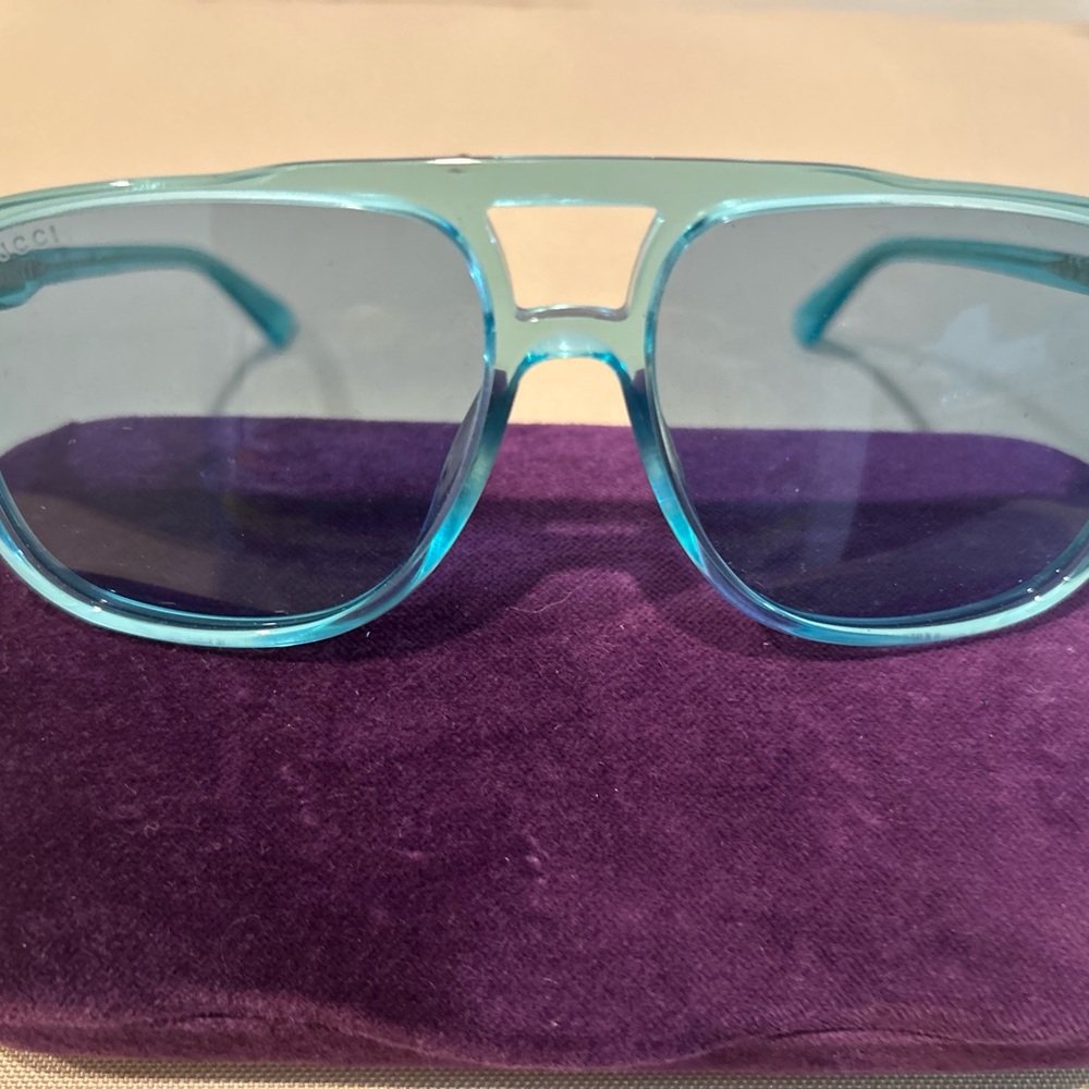 Gucci Aqua Blue Sunglasses